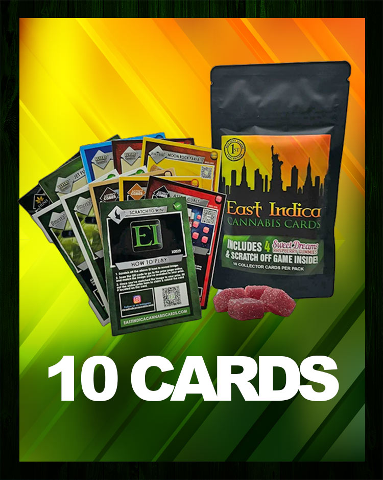 East Indica Cannabis Card Packs