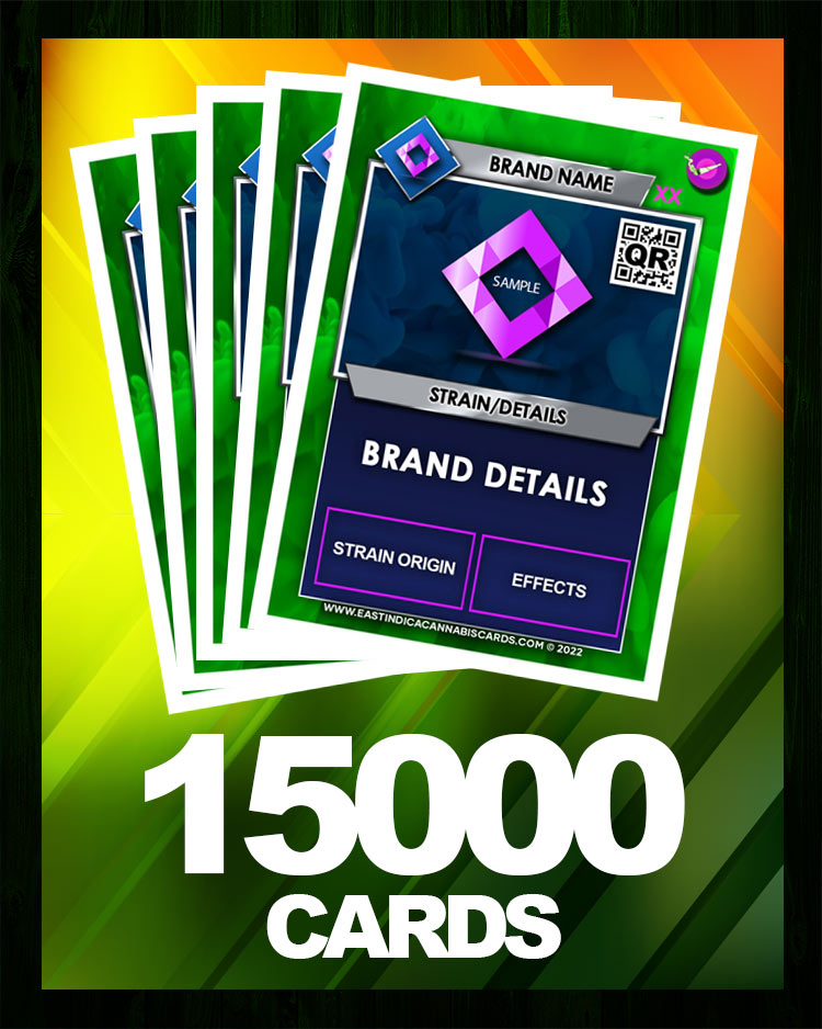 15,000  Customized Cannabis Cards