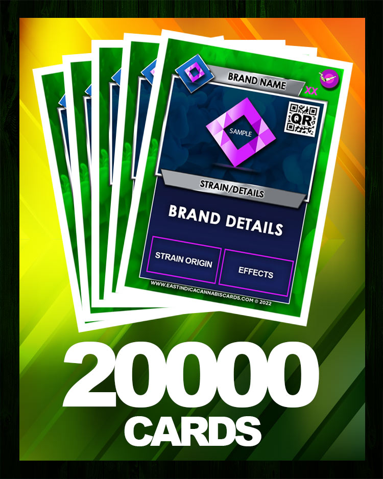 20,000 Customized Cannabis Cards