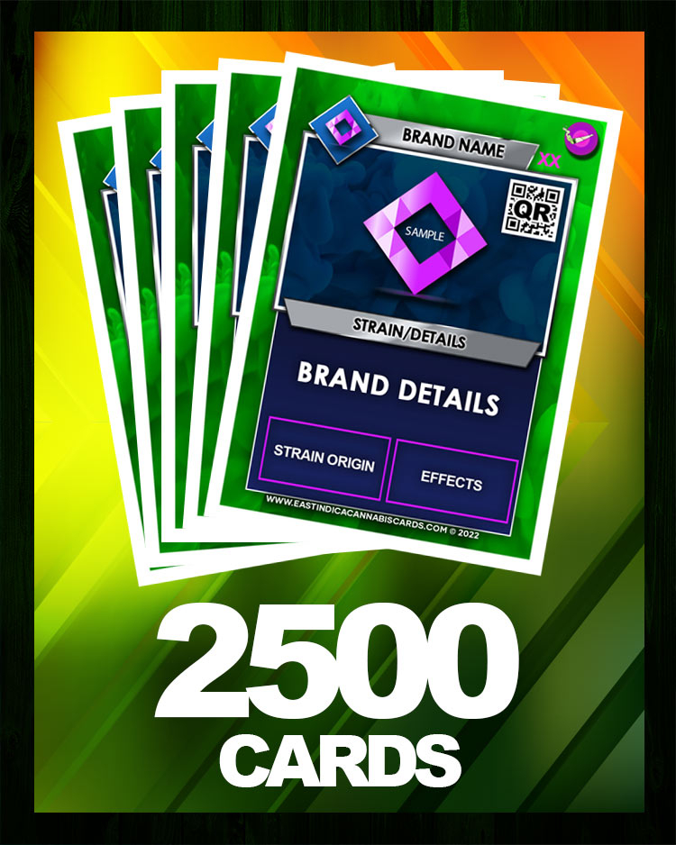 2,500 Customized Cards