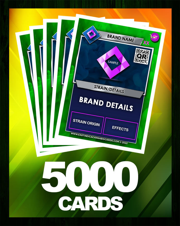 5,000 Custom  Cannabis Cards