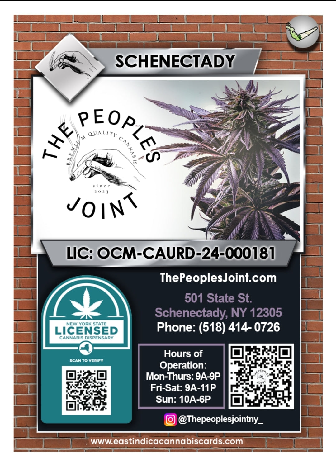 1,000 The People's Joint Card